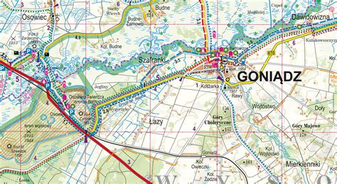 Biebrza Ski Park Narodowy Laminowana Mapa Turystyczna Expressmap