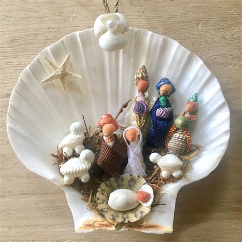 Seashell Nativity Ornament Sea Things Ventura