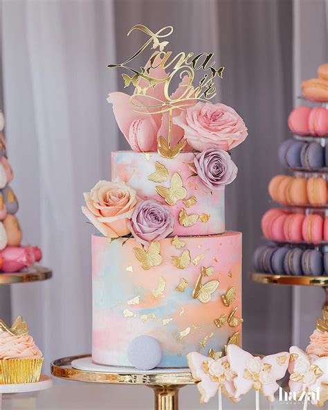 Prettiest Butterfly Flower Cake By The Talented Vanessa Pastelandbloom