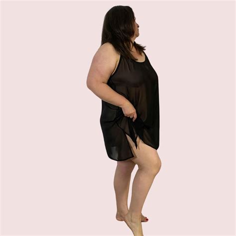 Transparent Nightwear For Full Figured Women Silkadora Where Passion Meets Luxury Lingerie