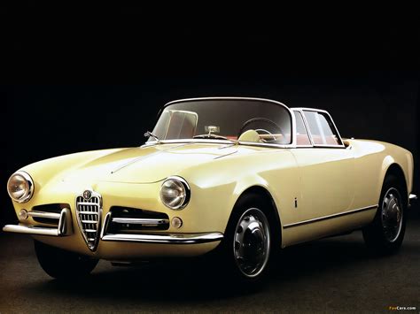 Alfa Romeo Giulietta Spider Prototipo 750 (1955) wallpapers (1600x1200)