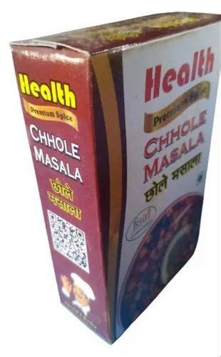 Health Chole Masala Packaging Size 50 G Packaging Type Box At Rs 26