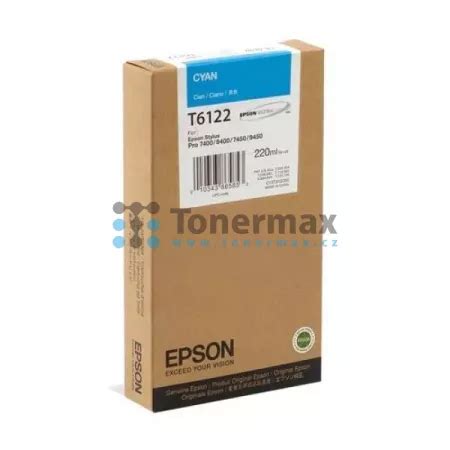 Epson T6122, C13T612200 (cartridge originální) | TONERMAX, s.r.o.