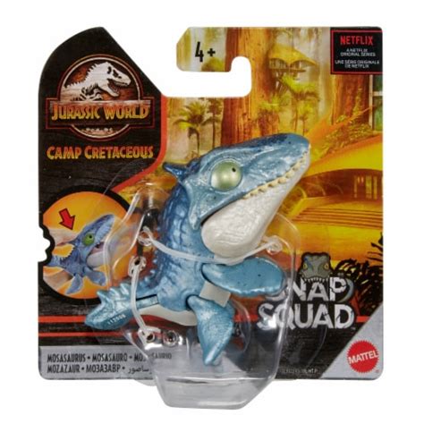 Mattel Jurassic World Snap Squad Mosasaurus Dinosaur Figure Ct