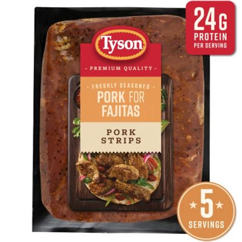 Tyson Pork Strips Seasoned For Fajitas 1 2500 LB Kroger