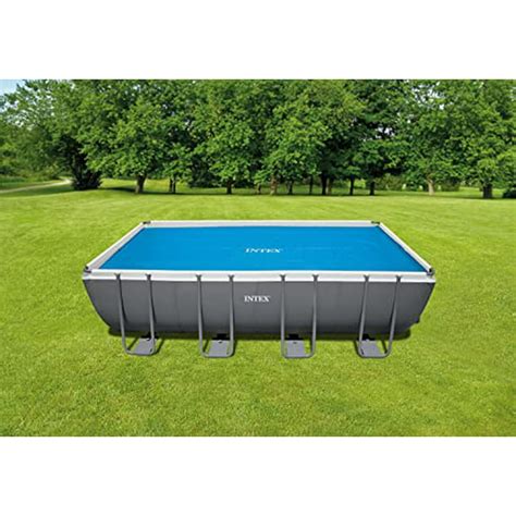 Intex Solar Cover For 18ft X 9ft Rectangular Frame Pools Measures 17