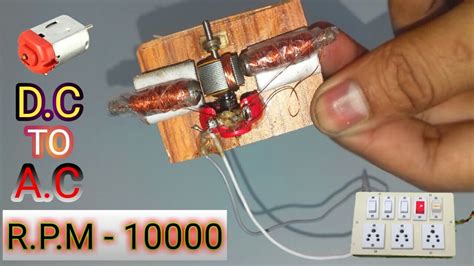 How To Make A Motor Dc Motor Convert Into Ac Motor High Rpm Universal