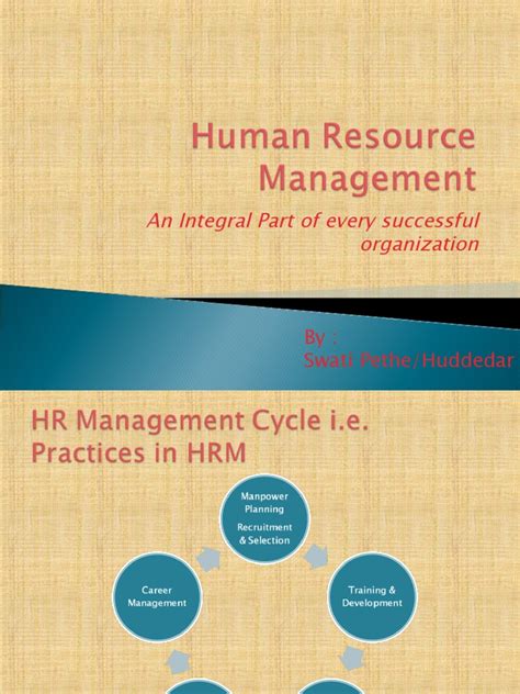 Human Resource Management Ppt Final Pdf Performance Appraisal Organizational Behavior