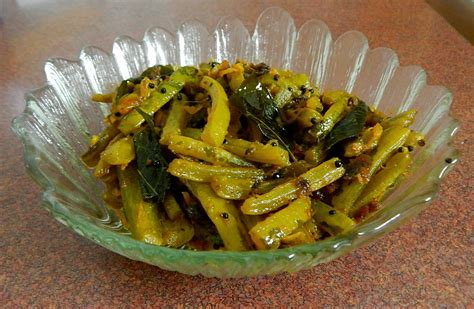 Palatable Dishes From Jesss Kitchen Snake Gourd Padavalanga Stir