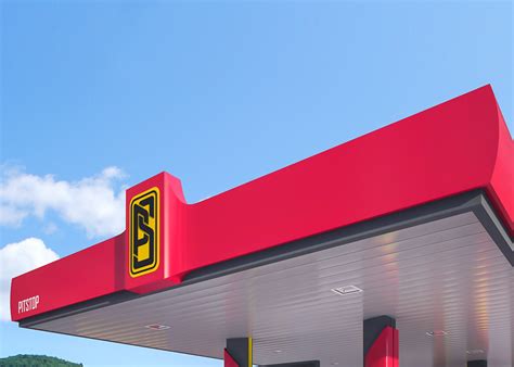 Creation Of Petrol Station Visual Design Behance