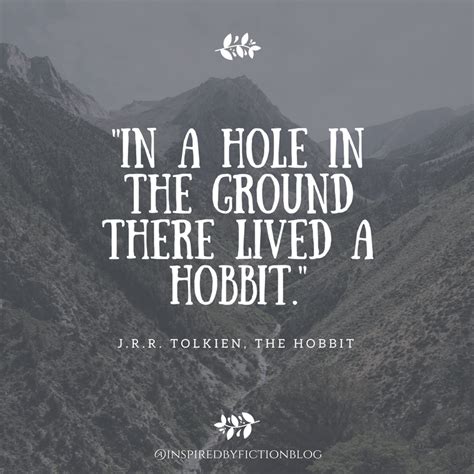 The Hobbit By Jrr Tolkien Book Quotes Best Quotes From Books The