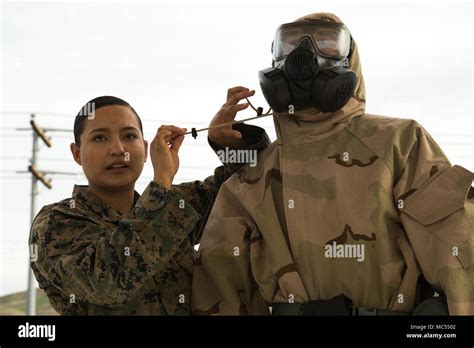 U S Marine Corps Cpl Berenise Aleman A Chemical Biological