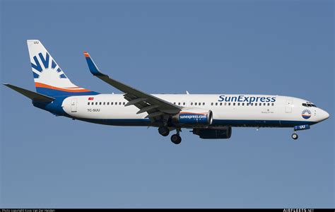 Sun Express Boeing 737 NG Max TC SUU Photo 1142 Airfleets Aviation