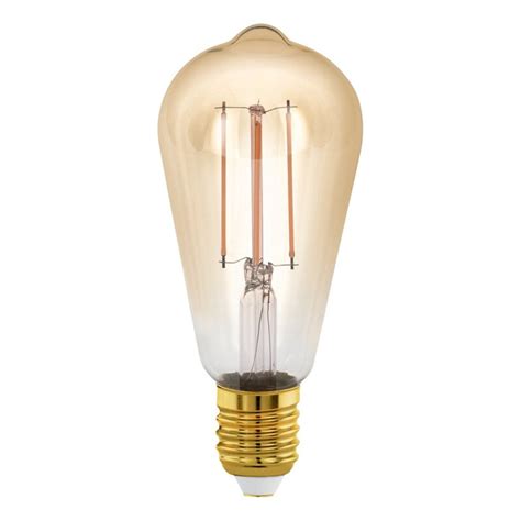 Eglo Led Filament Leuchtmittel Edison St W W E Gold Lm Ex