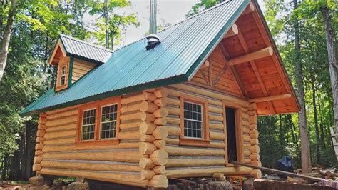 Father And Son Build Their Dream Log Cabin In The Canadian Wilderness