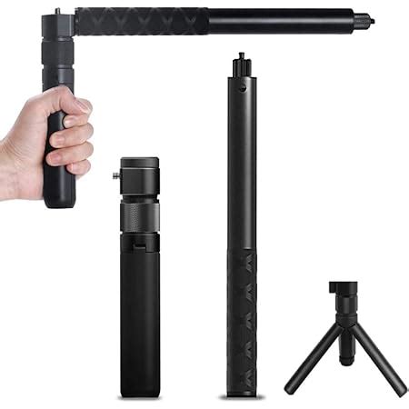 3 In 1 Insta360 Bullet Time Bundle Kit Con Selfie Stick In Alluminio E