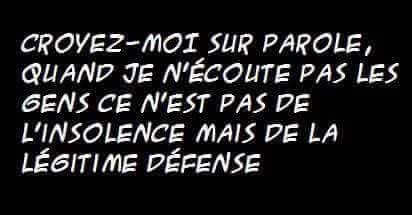 Pingl Par Sur Humour L Gitime D Fense Petite Phrase Humour