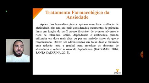 Defesa Do Tcc O Papel Do Farmac Utico No Tratamento Da Ansiedade