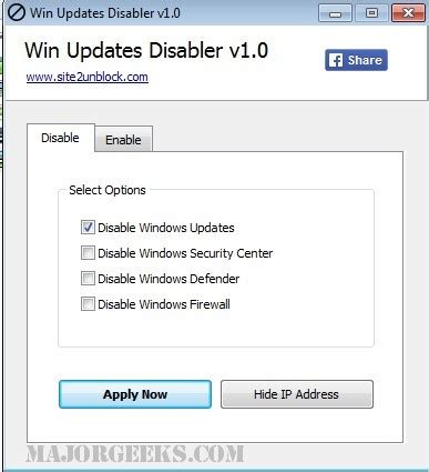 Download Win Updates Disabler - MajorGeeks