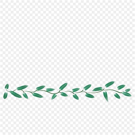 Vine Divider PNG Transparent Branch Vine Dividing Line Small Fresh