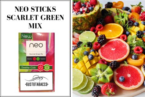 Neo Sticks Scarlet Green Mix Gusto Tabacco