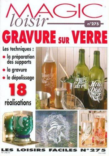 Amazon Fr Magic Loisir N Gravure Sur Verre R Alisations