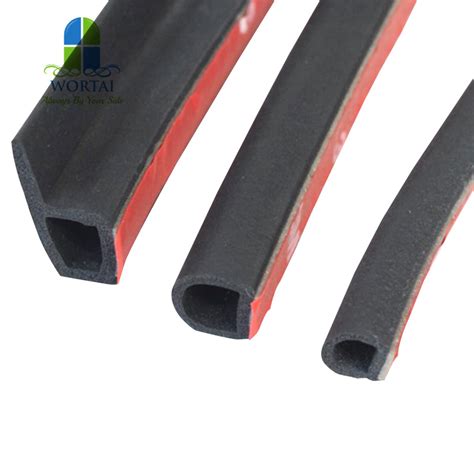 D Z P B Type M Adhesive Rubber Seal Sound Insulation Weatherstrip Edge