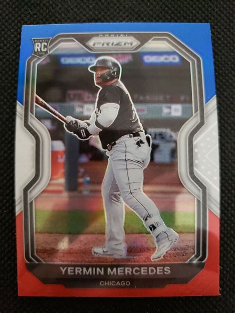 Prizm Yermin Mercedes Chicago White Sox Rc Red White Blue Prizm