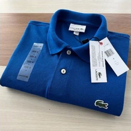 Camisa Gola Polo Lacoste Masculina Plus Size G G G G G Malha