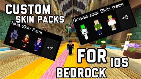 How to make custom skin packs for Minecraft Bedrock Edition IOS - YouTube