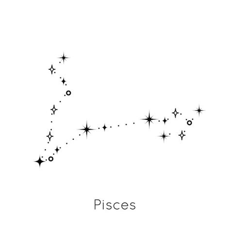 Signe De La Constellation Du Zodiaque Poissons Symbole Horoscope