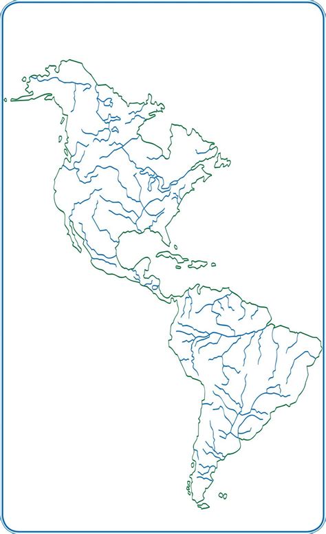 Mapa Hidrografico De America Completo In Hidrografia De America