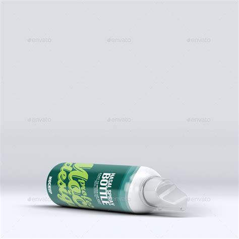 Nasal Spray Bottle Mock Up Graphics GraphicRiver