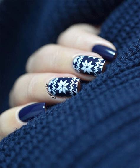 12 Blue Winter Nails Art Designs And Ideas 2018 Modern Fashion Blog