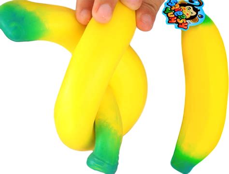 Ja Ru Stretchy Banana Toy 1 Fidget Toy Pack Slow Rising