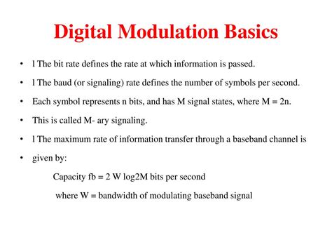 PPT - DIGITAL MODULATION PowerPoint Presentation, free download - ID ...