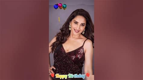 Happy Birthday Madhuri Dixit Dhak Dhak Girl Viral Shorts Madhuri