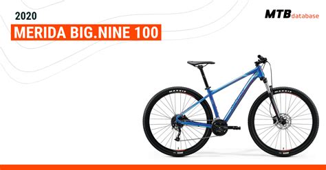 2020 Merida BIG NINE 100 Specs Reviews Images Mountain Bike Database