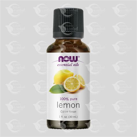 Aceite Esencial Limon 30ml Now Tienda Fuente De Salud