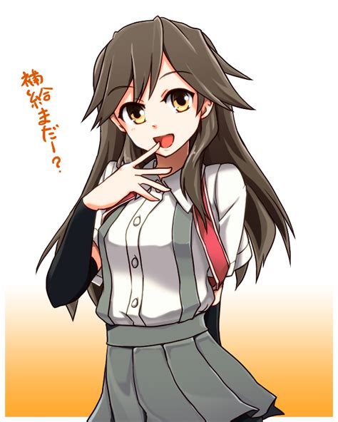 Safebooru 1girl D Arashio Kantai Collection Brown Eyes Brown Hair