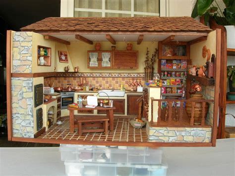 Cocina En Miniatura Mini Kitchen Miniature Kitchen Vignettes Liquor