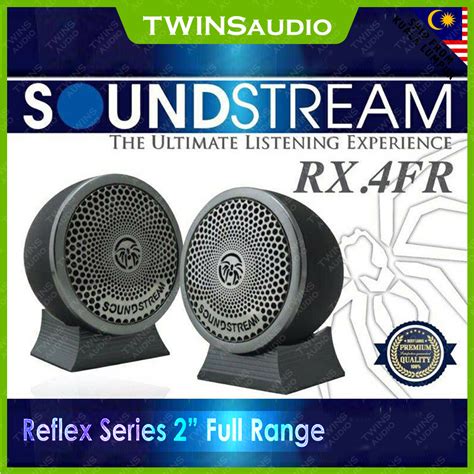 Car Speaker Soundstream Rx4fr 2 Full Range And Hifine Hi H8 Speaker