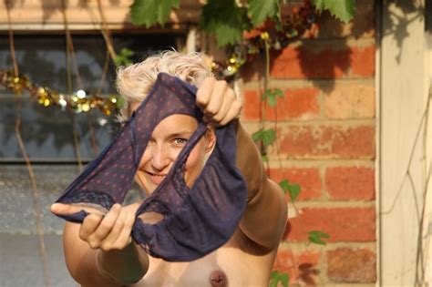 Short Haired Blonde Teases With Her Steamin XXX Dessert Picture 13