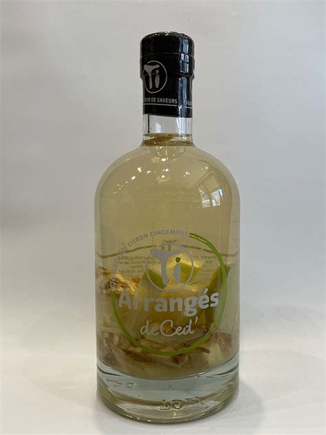 Rhum Arrang Citron Gingembre Cl Desbos Boissons