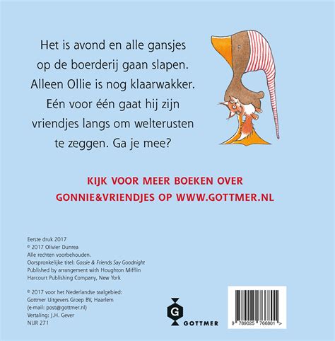 Gonnie Vriendjes Gaan Slapen Gottmer Uitgevers Groep