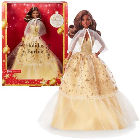 Barbie Anziehpuppe Holiday Barbie 2023 Hjx05 Mattel Signature Puppe Sammelpuppe