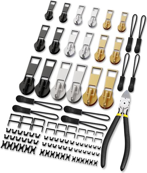 Reißverschluss Reparatur Set Reisverschlussreparaturset Zipper 99 PCS