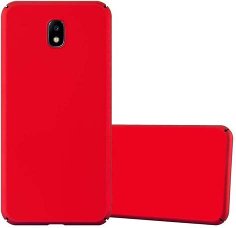 Cadorabo Hoesje Voor Samsung Galaxy J7 2017 In METAAL ROOD Hard Case