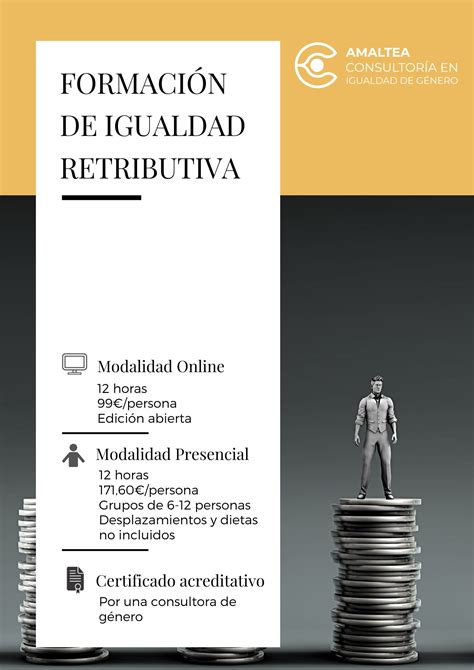 Igualdad retributiva Formación Igualdad