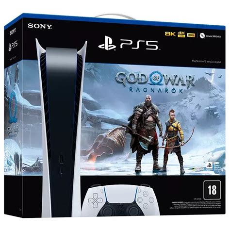 Console Playstation Digital Edition Sem Leitor Jogo God Of War